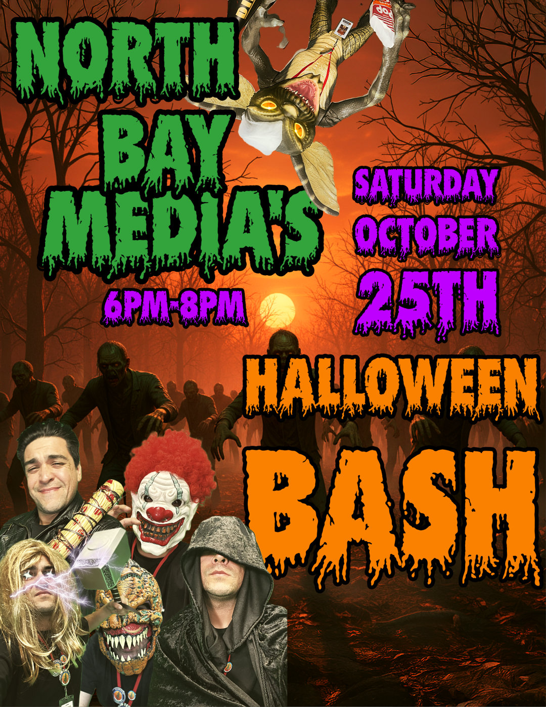 THE N.B.M SOCIAL POSTER - Sept 6th - 2-4pm