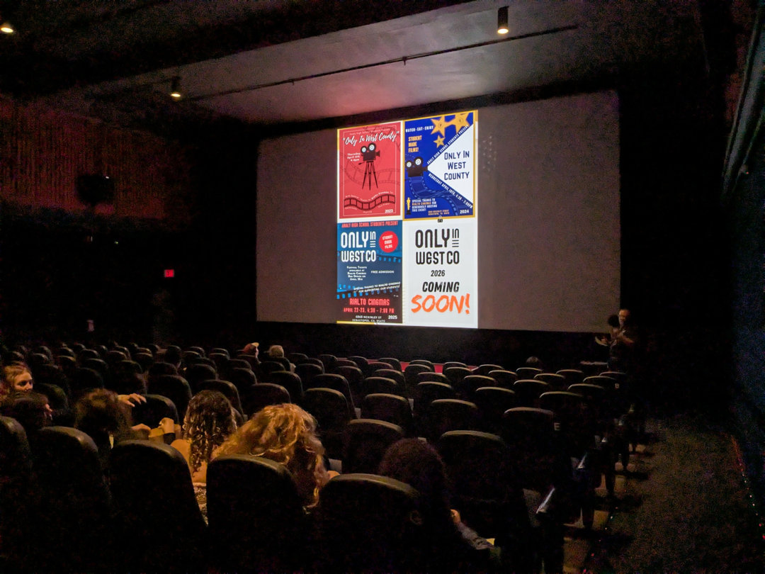 OIWC Poster on Theatre Screen